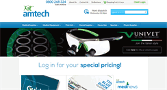 Desktop Screenshot of amtech.co.nz